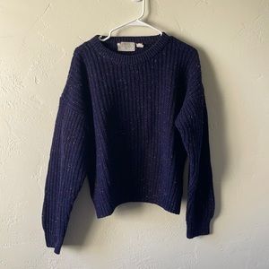 Cute purple chunky sweater size M 💜